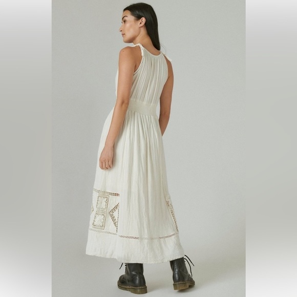 NWT Lucky Brand Eyelet Maxi dress. Size Small - Picture 14 of 16